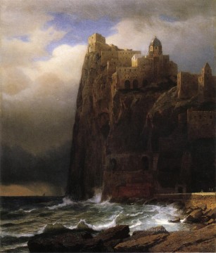  klippe - Küsten Klippen aka Ischia Szenerie Luminism William Stanley Haseltine